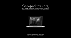 Desktop Screenshot of compositeur.org